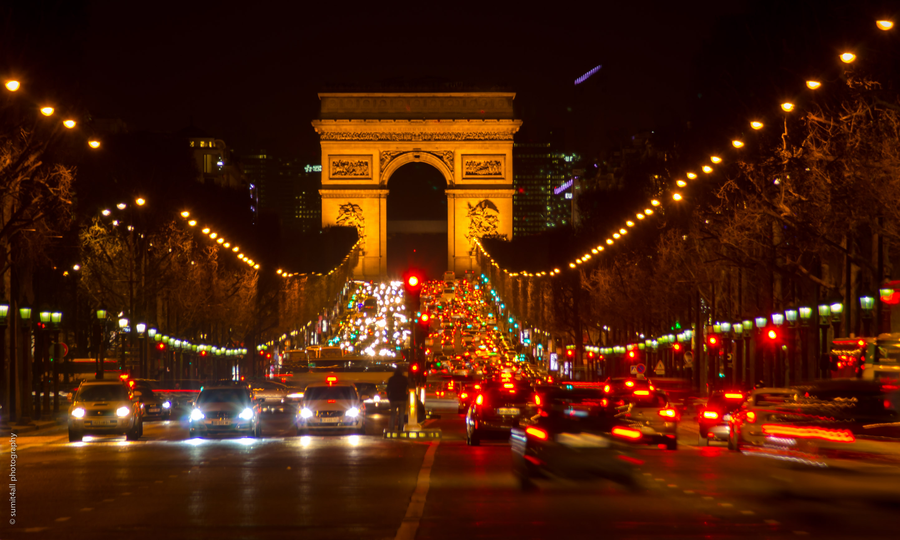 The Arc De Triomphe Paris