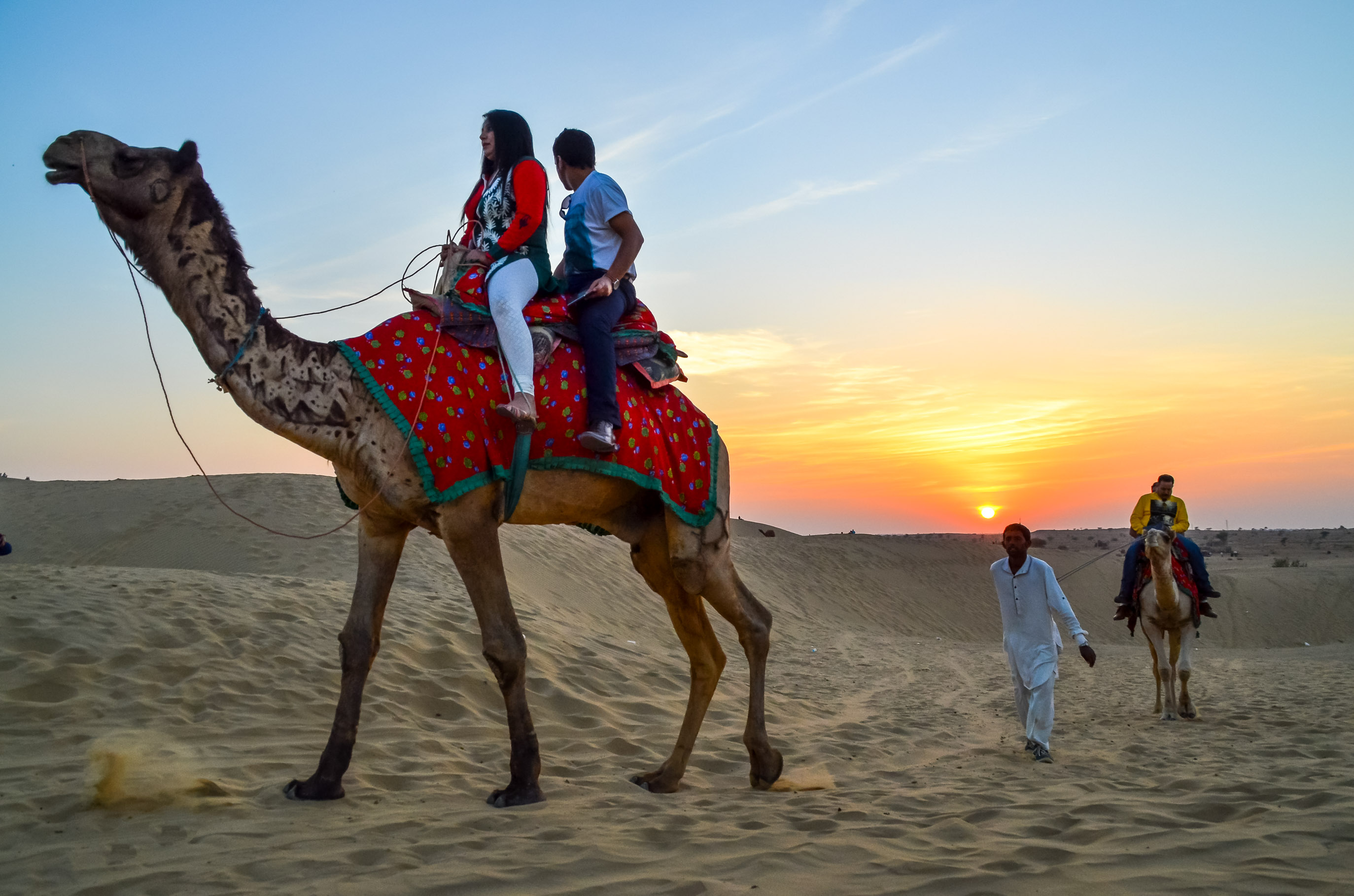 Camel Safari near Jaisalmer, Rajasthan