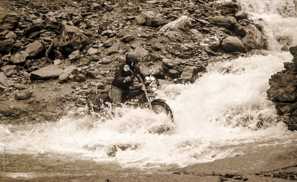 The journey includes many such water crossings