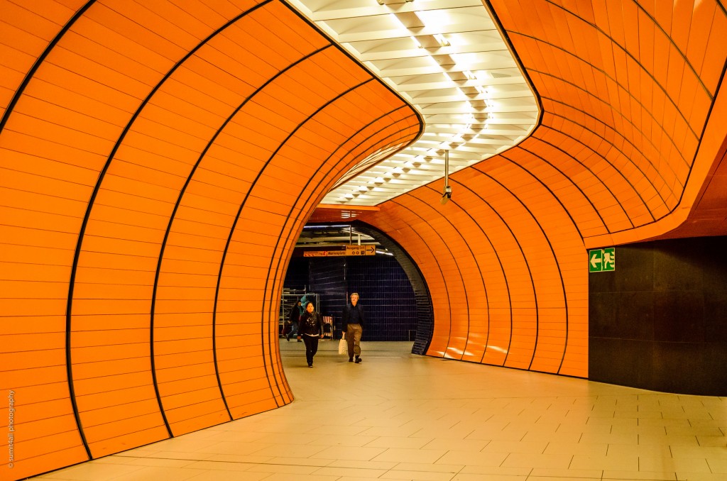 Pedestrian Tunnel at Marienplatz station