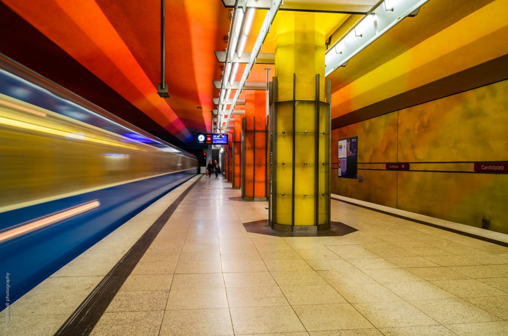 The Candidplatz station on U1 line