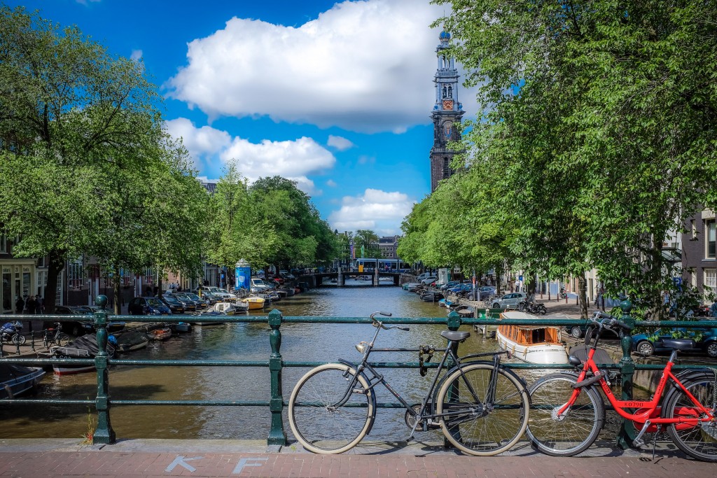 Typical Amsterdam Sight... Canals, Bridges and Bikes