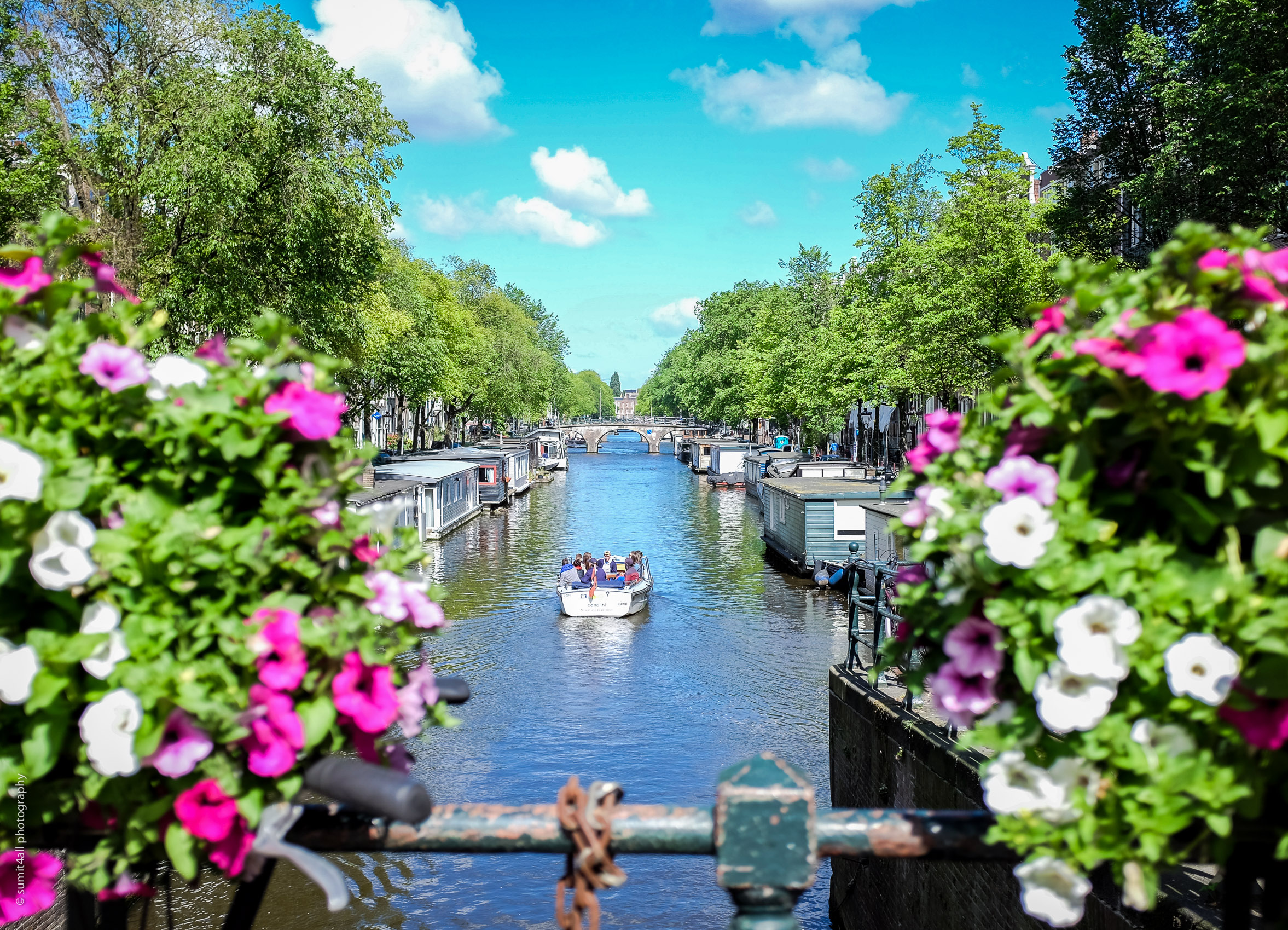 Wonderful summer day in Amsterdam