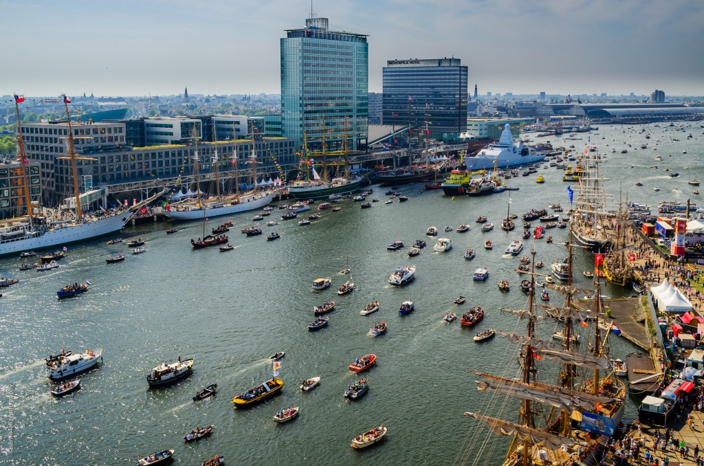 An Aerial View of the Festivities