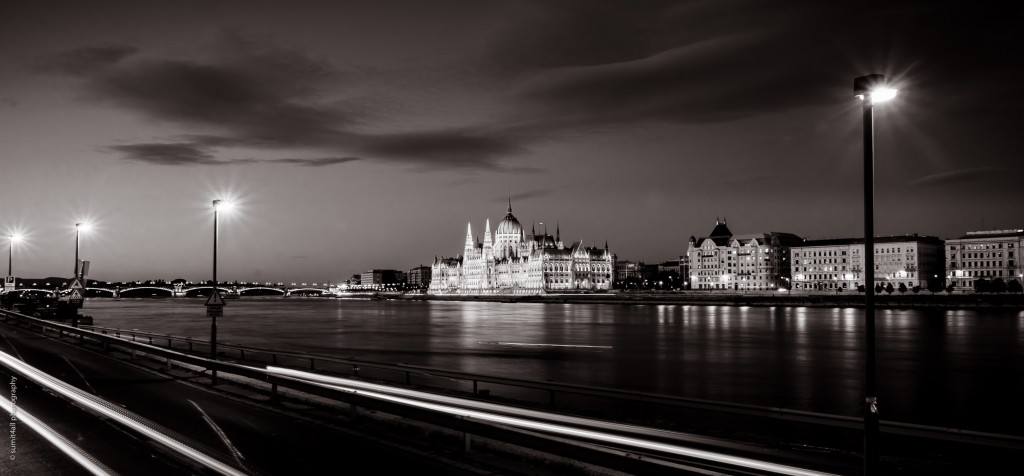 The Hungarian Parliament seen from across the Danube