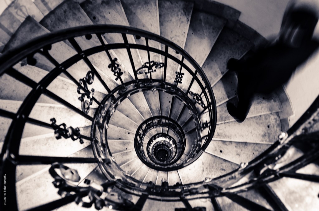 The Stairs climbing up the St Stephen's Basilica