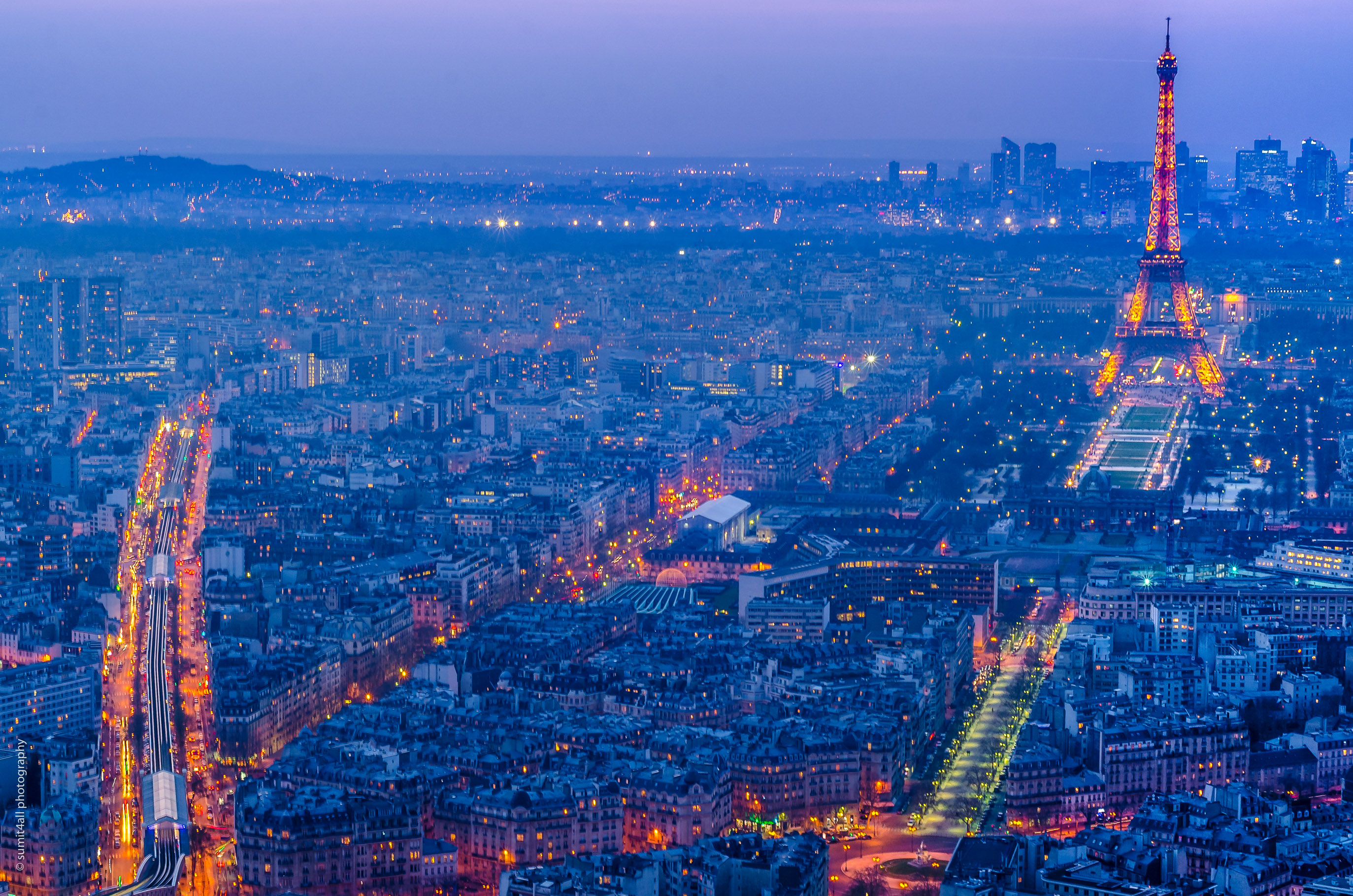 Paris Skyline from Montparnasse Tower