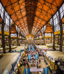 Great Market Hall in Budapest, Hungary