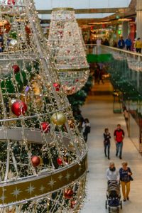 A Well Decorated Shopping Mall in Innsbruck, Austria