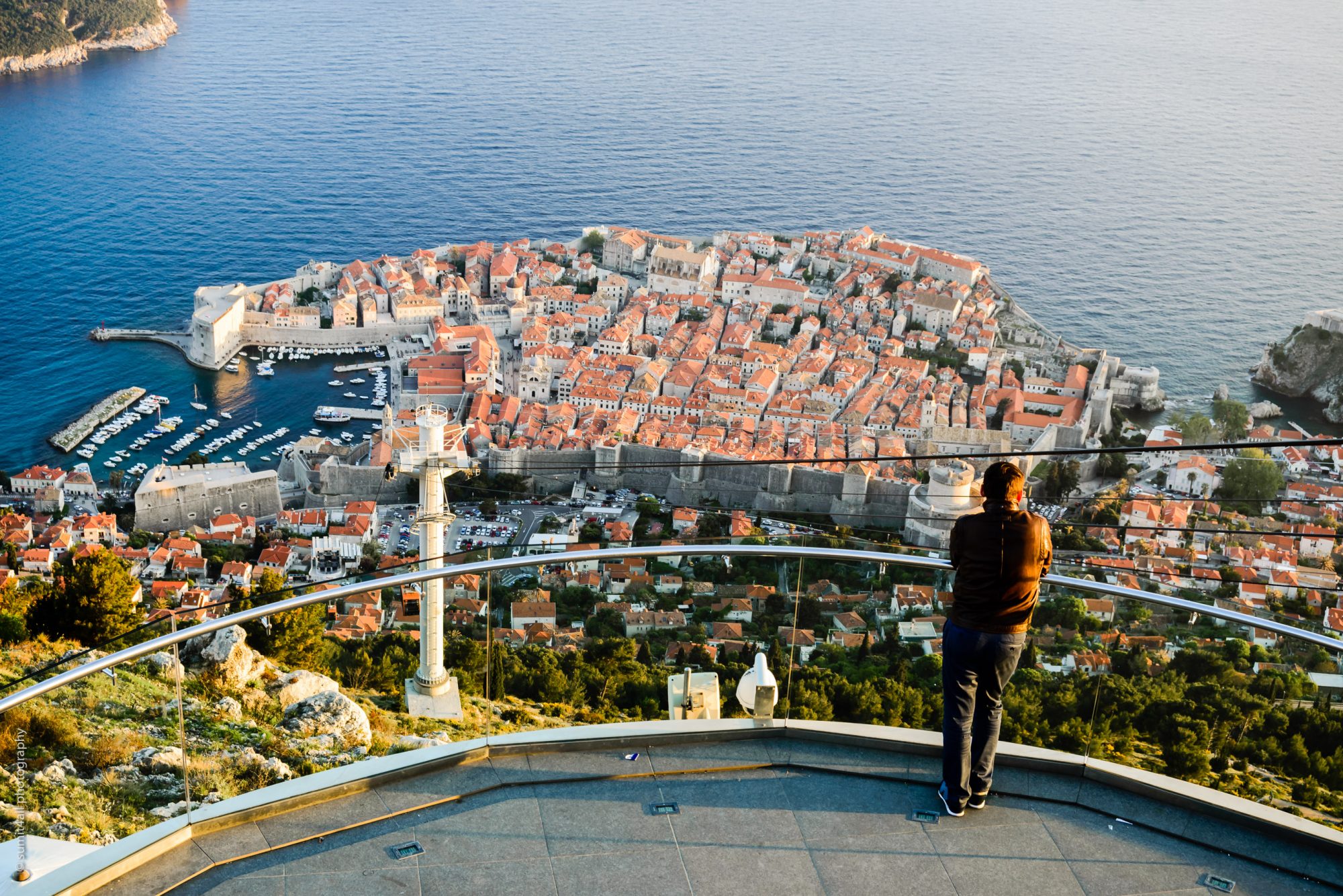 Over the Old Town of Dubrovnik, Croatia