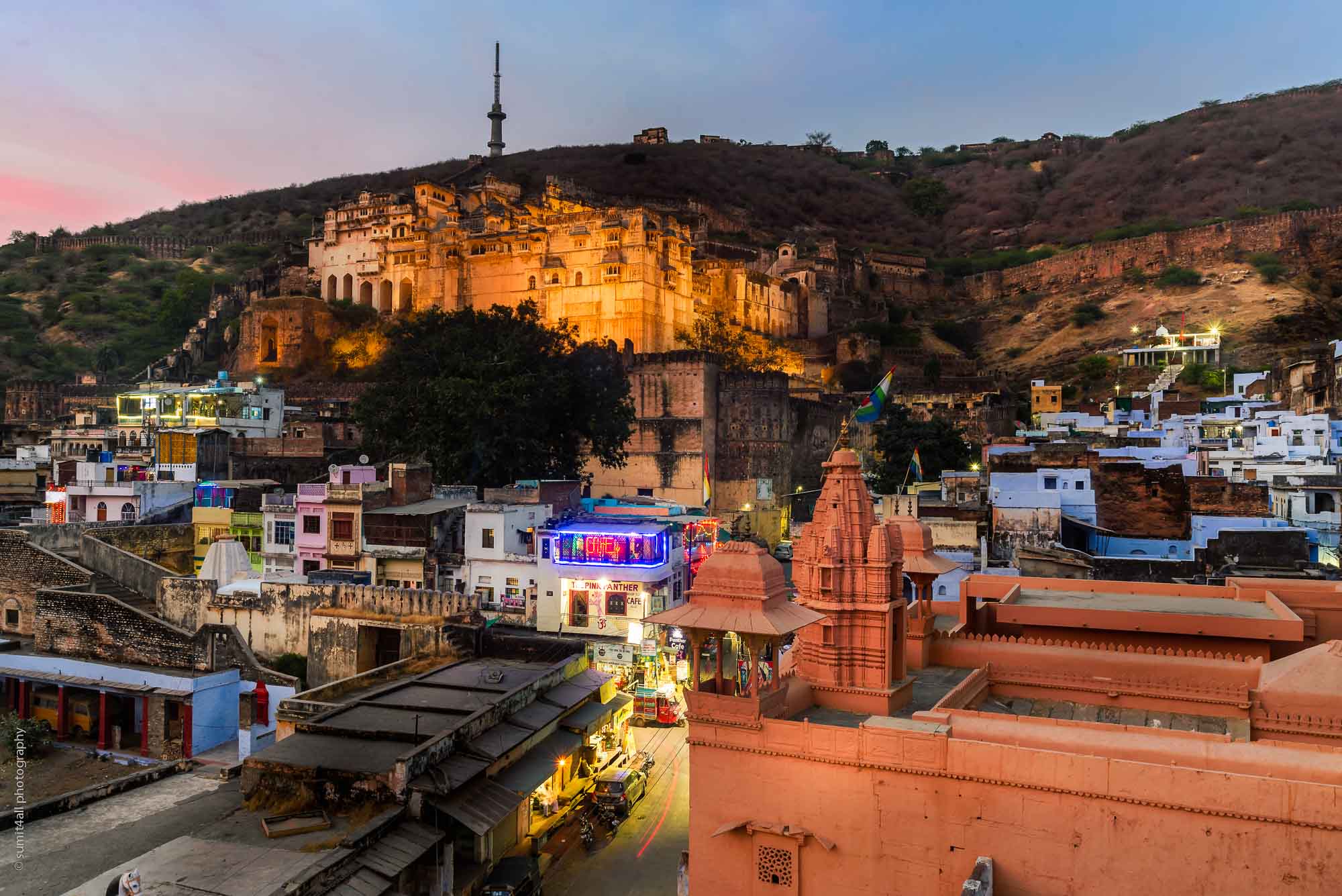 Sunset in Bundi, Rajasthan