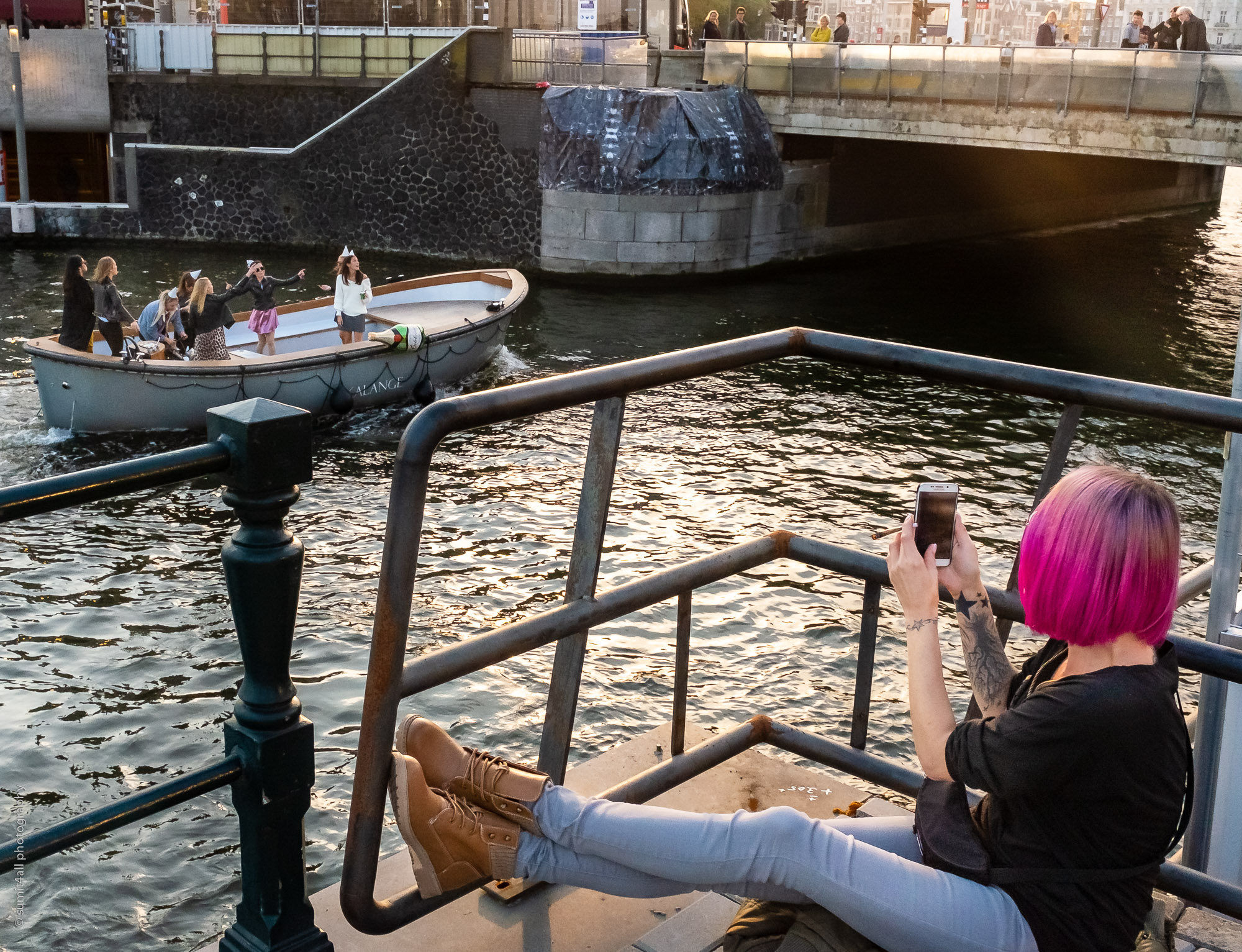 Partying on a Boat, Amsterdam Style