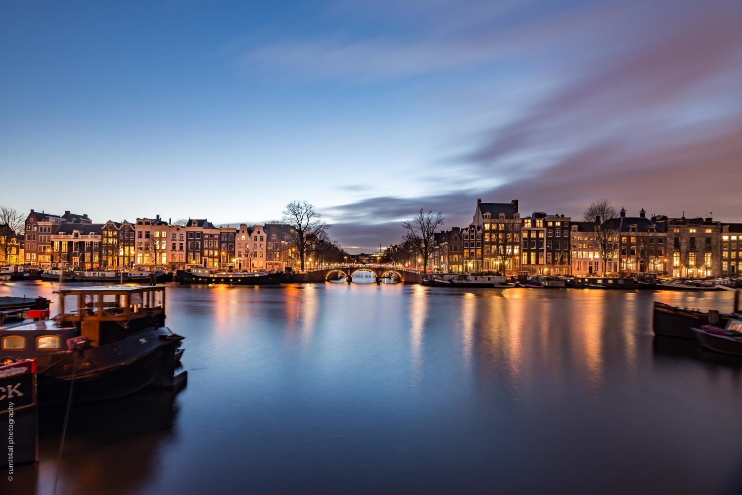 Amstel River After Sunset