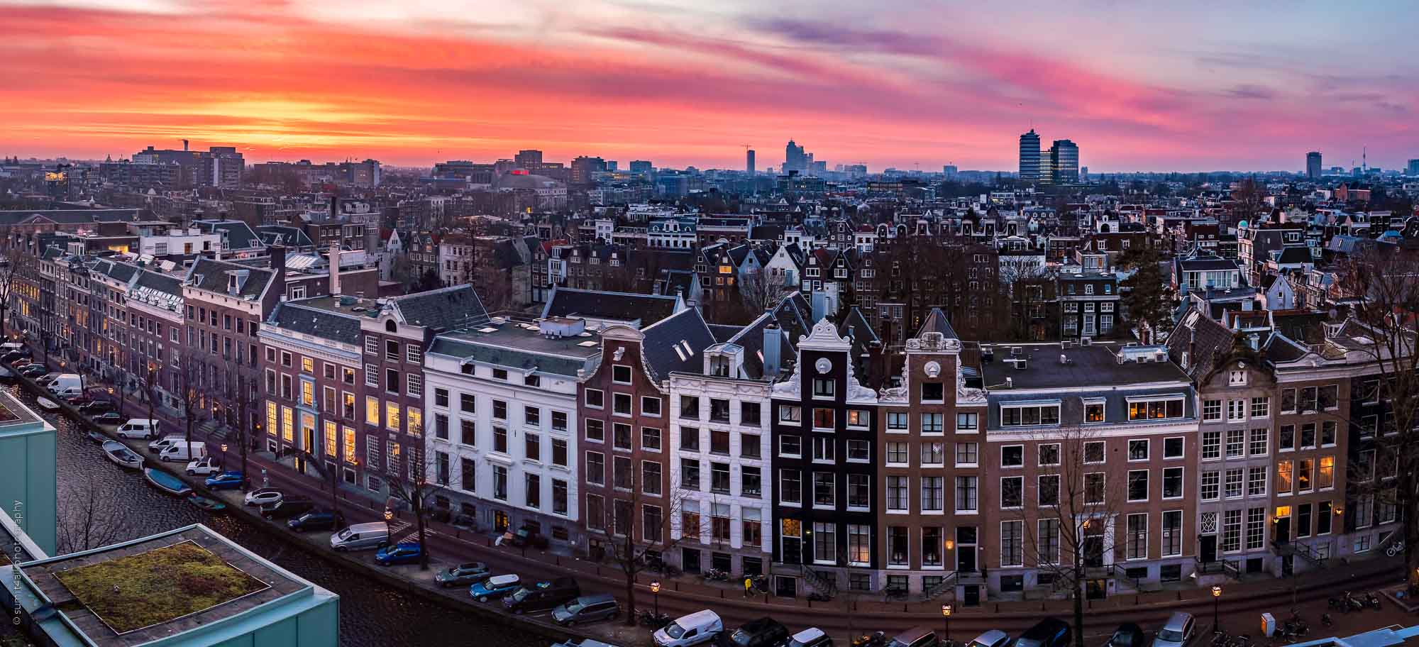 A Magical Sunrise in the Historical Amsterdam Canal Ring