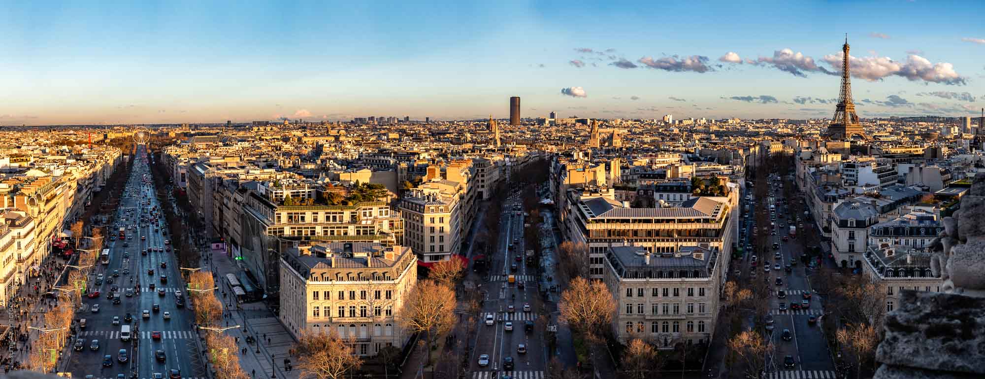 Sunset Panorama in Paris