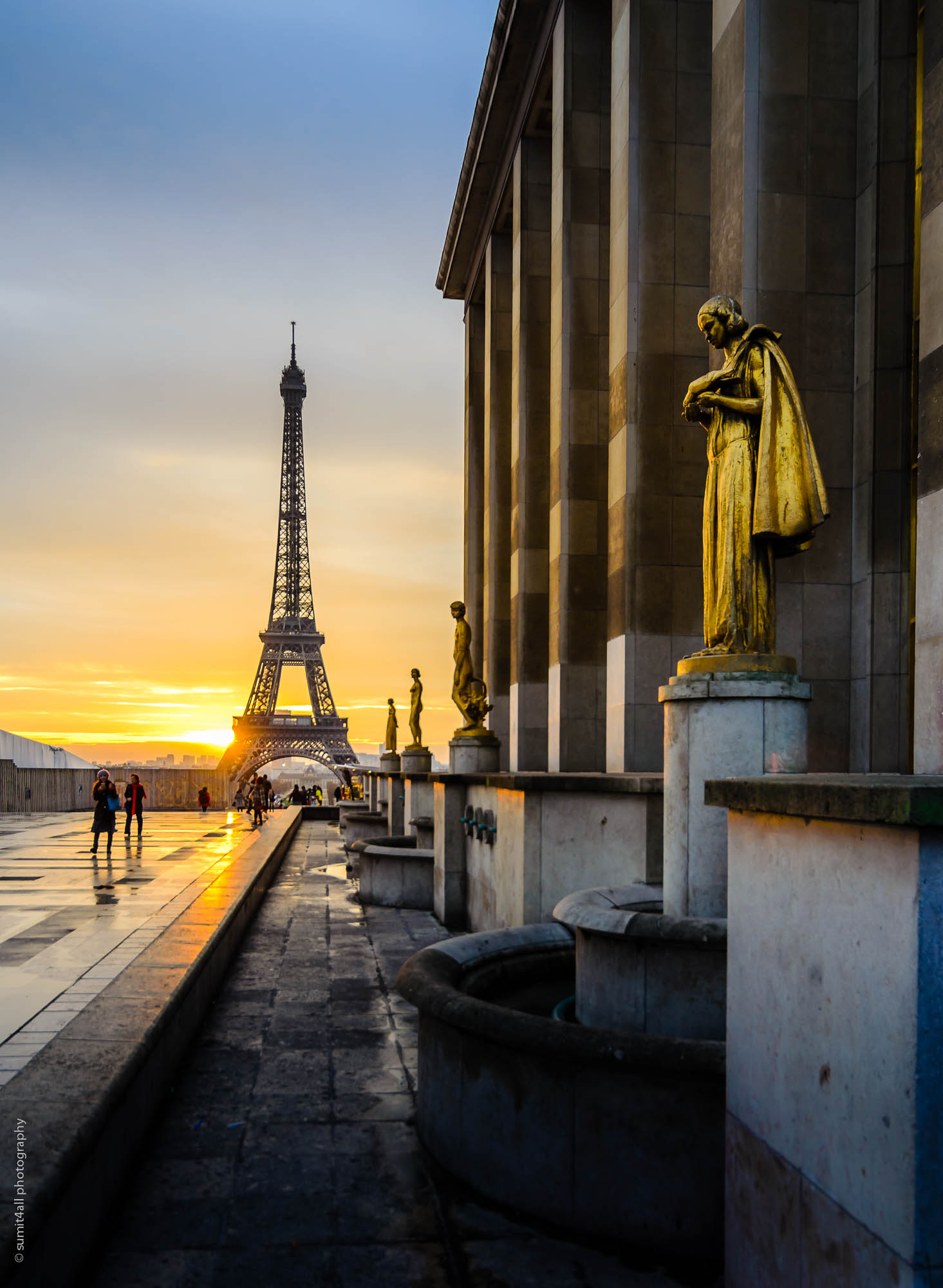 Eiffel Tower from Trocadero Square