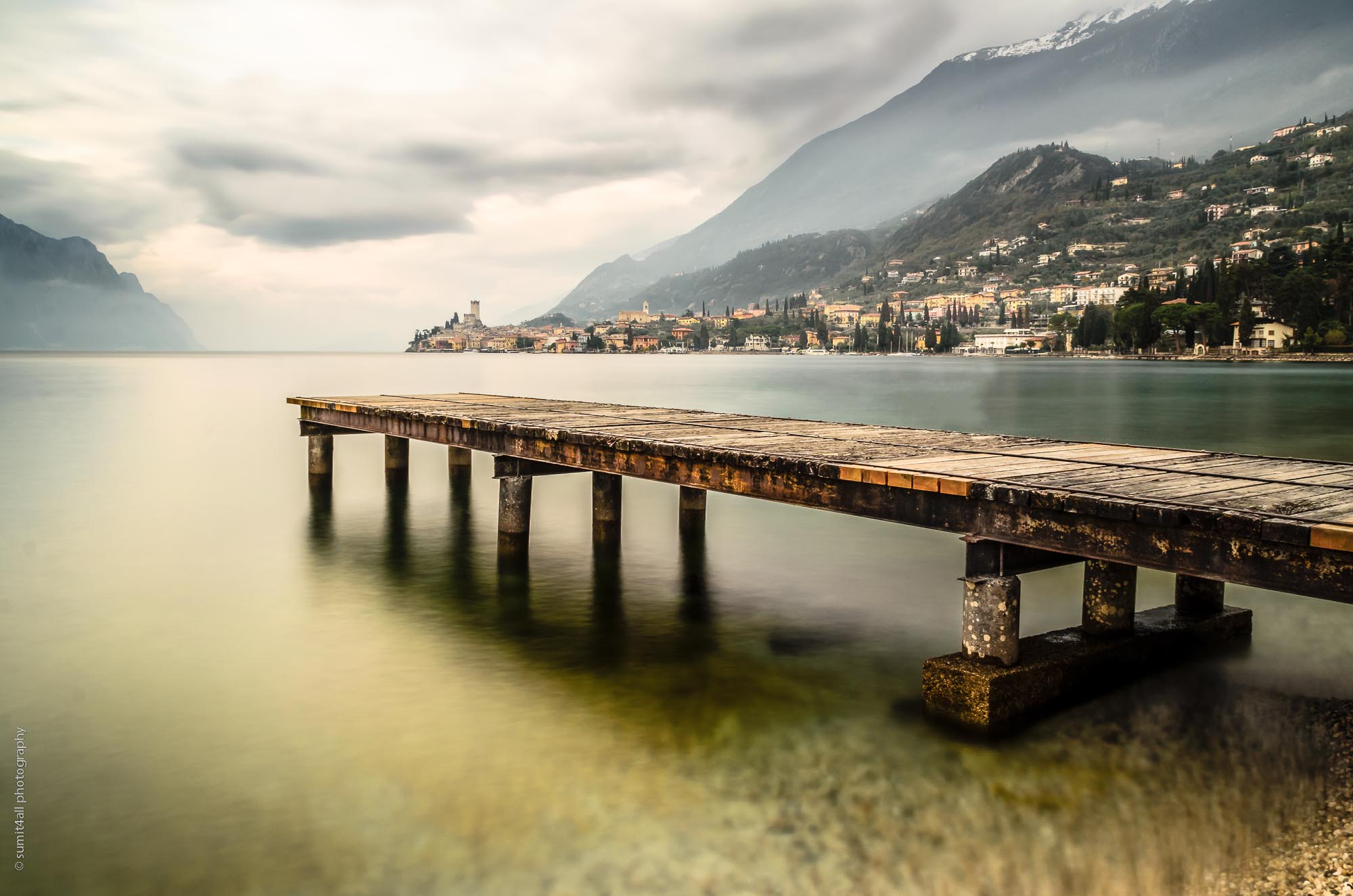 Sunset in Malcesine, Lake Garda