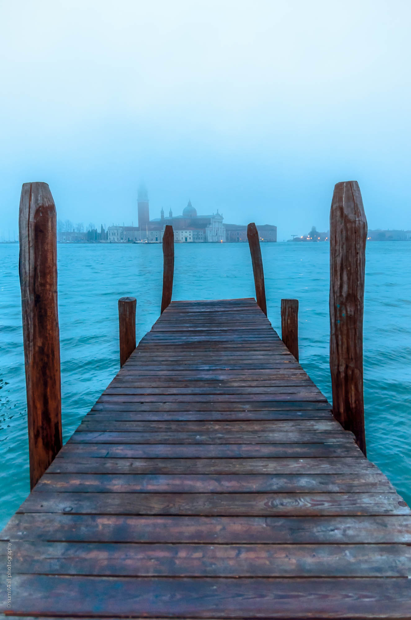 Foggy Morning in Venice, Italy