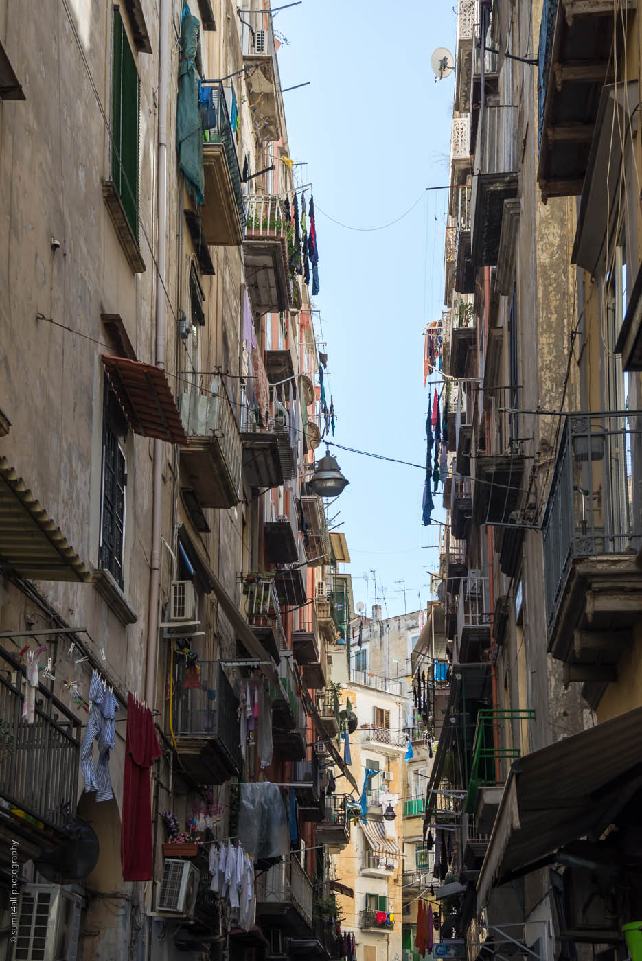 A Street Scene in Naples, Italy