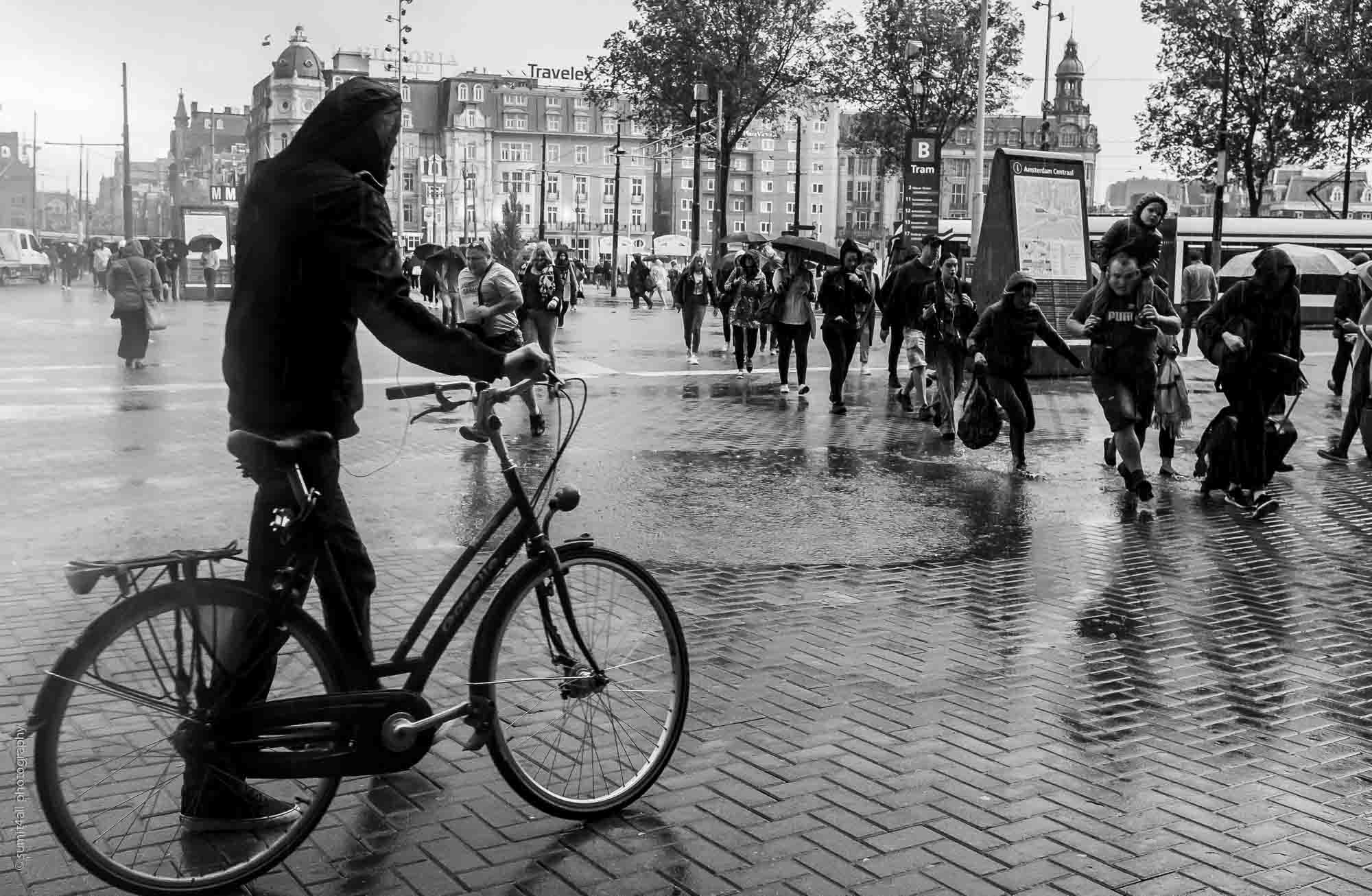 The Rain Is Always Around the Corner in Amsterdam